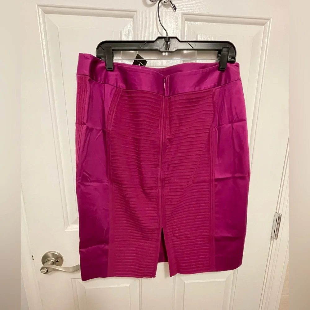 White House Black Market pink/mauve size 14 pencil skirt - Picture 6 of 10